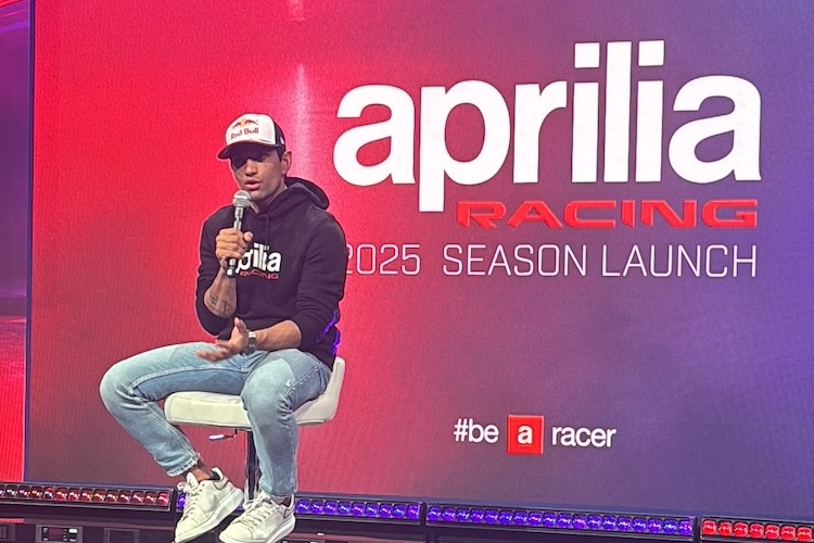 Jorge Martin ist zu 100 Prozent bei Aprilia angekommen