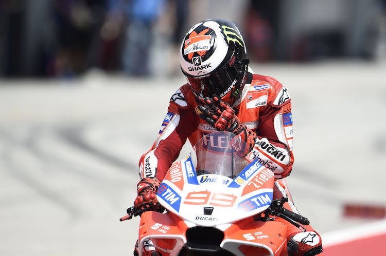 Heute greift Jorge Lorenzo auf Ducati an