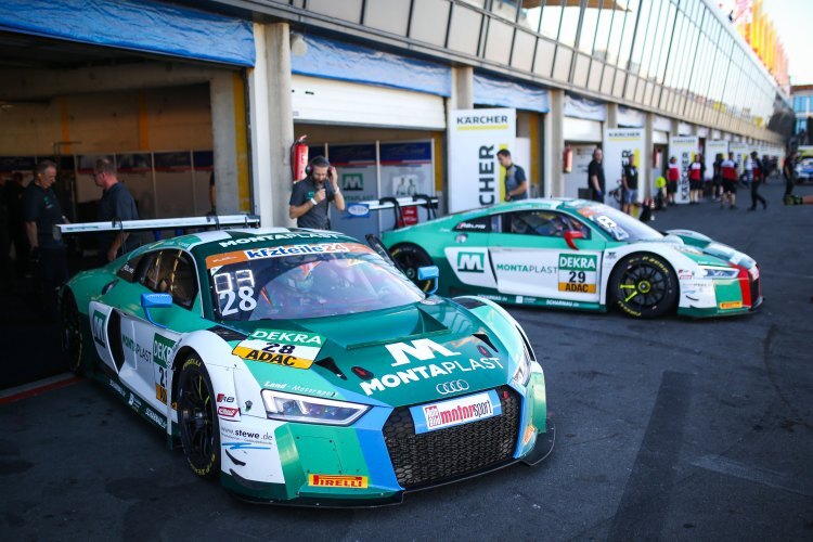 Immer stark im ADAC GT Masters: Die beiden Audi R8 LMS von Land-Motorsport