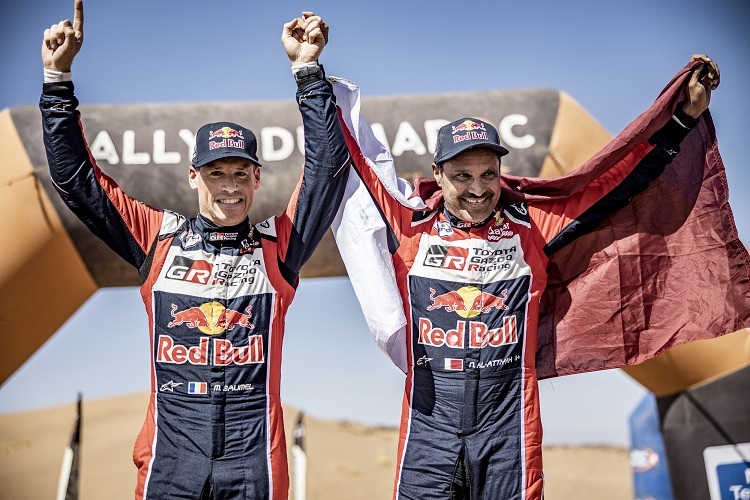 Matthieu Baumel und Nasser Al-Attiyah siegten in Marokko