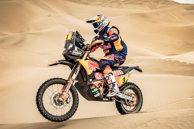 Toby Price führt vor der letzten Etappe die Rallye Dakar an