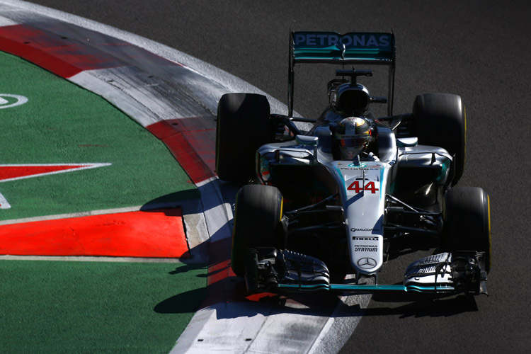 Lewis Hamilton holte sich in Mexiko die Pole