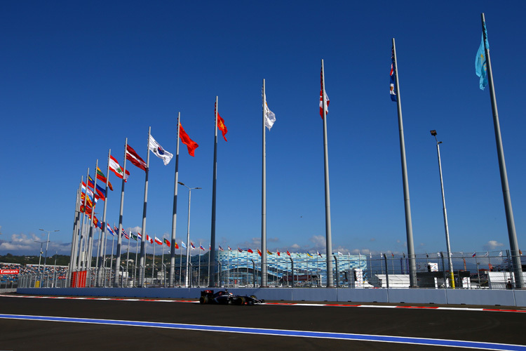 Adrian Sutil im «Sochi Autodrom»