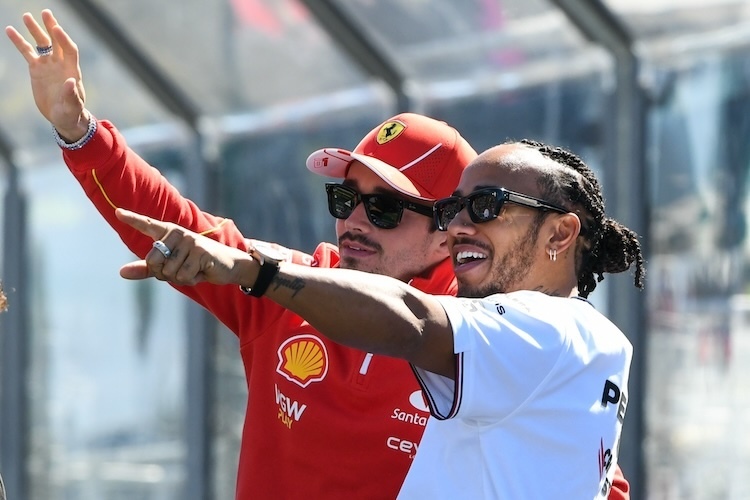 Wer wird 2025 bei Ferrari die Nase vorn haben? Das teaminterne Duell zwischen Charles Leclerc und Lewis Hamilton verspricht spannend zu werden