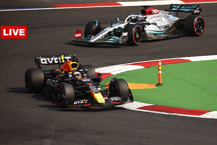 Max Verstappen vor Mercedes, auch im Rennen