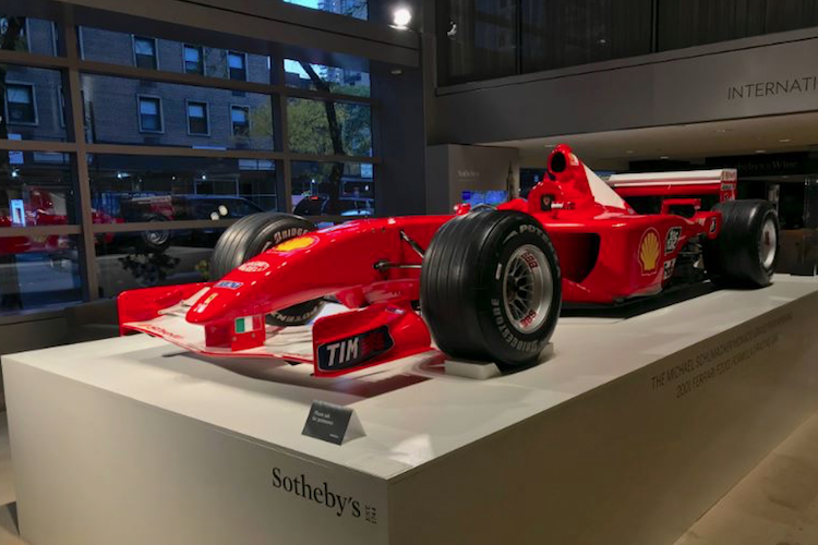 Der teuerste Formel-1-Rennwagen der Welt: Der Ferrari F2001 von Michael Schumacher