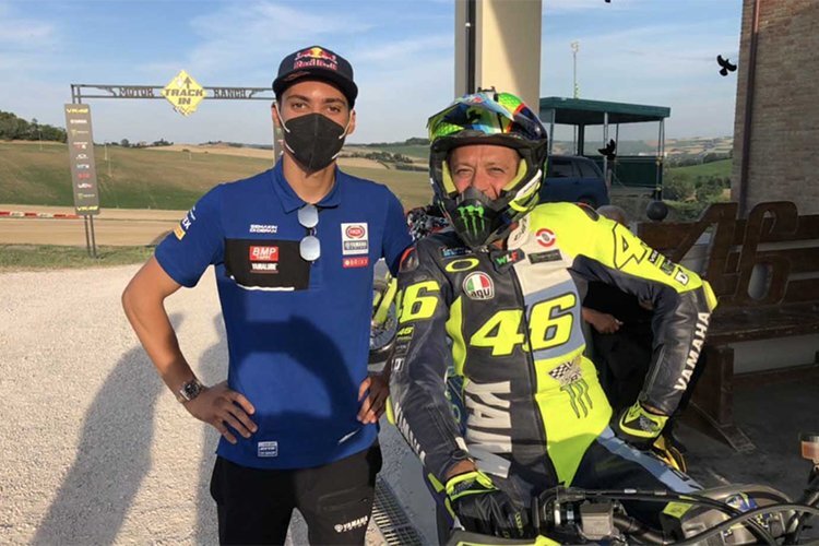 Toprak Razgatlioglu mit Valentino Rossi