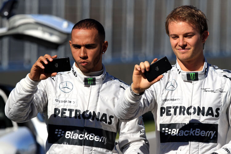 Lewis Hamilton und Nico Rosberg 