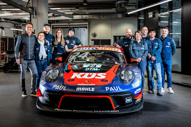 Das KÜS Team Bernhard am wiederaufgebauten Porsche 911 GT3 R