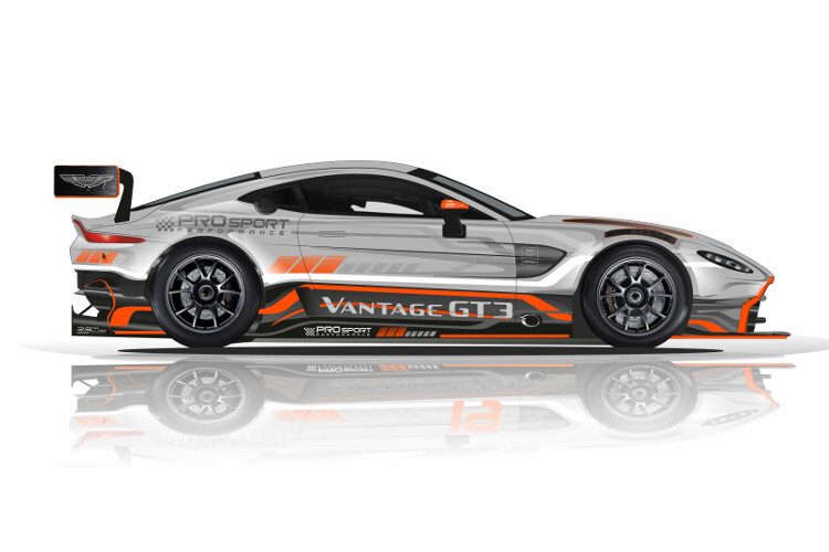So soll der Aston Martin Vantage GT3 von PROsport Performance im ADAC GT Masters 2019 aussehen