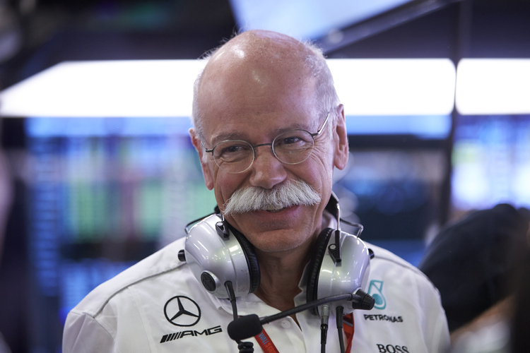 Mercedes-Chef Dr. Dieter Zetsche: «Die Formel 1 gehört zu unserer Geschichte»