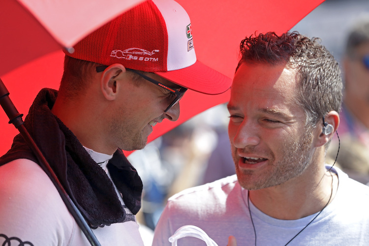 Timo Scheider mit DTM-Vizemeister Nico Müller