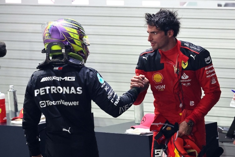 Carlos Sainz wird sein Ferrari-Cockpit nach der anstehenden Saison für Lewis Hamilton räumen müssen