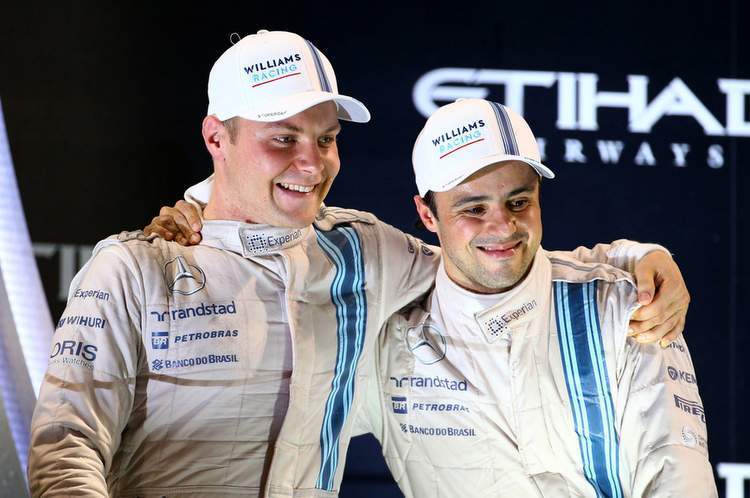 Valtteri Bottas und Felipe Massa: Drei Jahre lang Teamkollegen