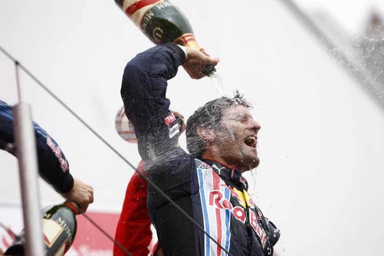 Mark Webber holte in der Eifel seinen ersten Formel-1-Sieg