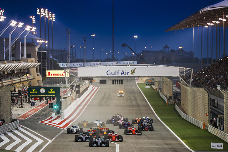 Start zum Bahrain-GP 2017