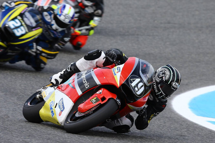 Axel Pons fährt die Arcuoso-Lederkombi in der Moto2-Weltmeisterschaft