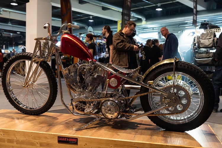 best of Show an der Swiss-Custom: X Metal Work mit Harley-Shoverhead-Motor von Brian Buttera