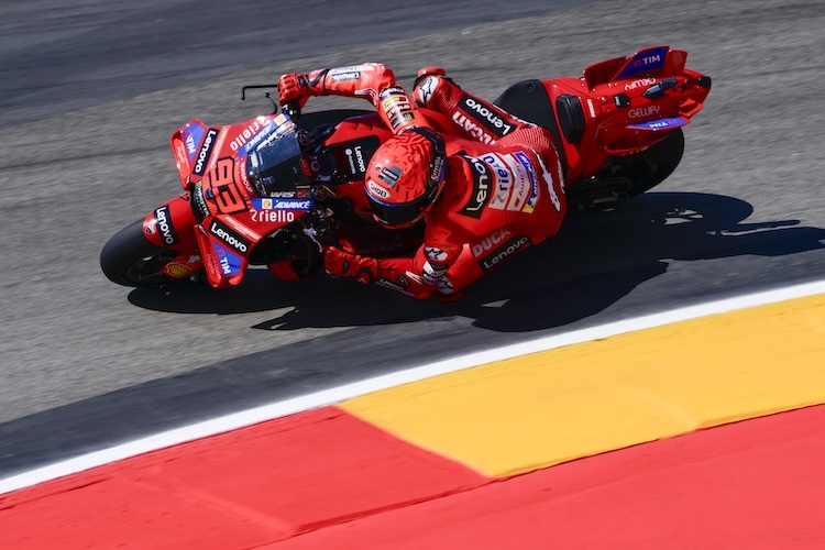 Unangefochten: Marc Marquez auf Platz 1 in Aragon