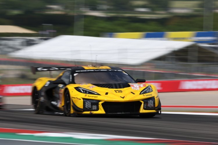 Die Corvette Z06 LMGT3.R beim Heimspiel