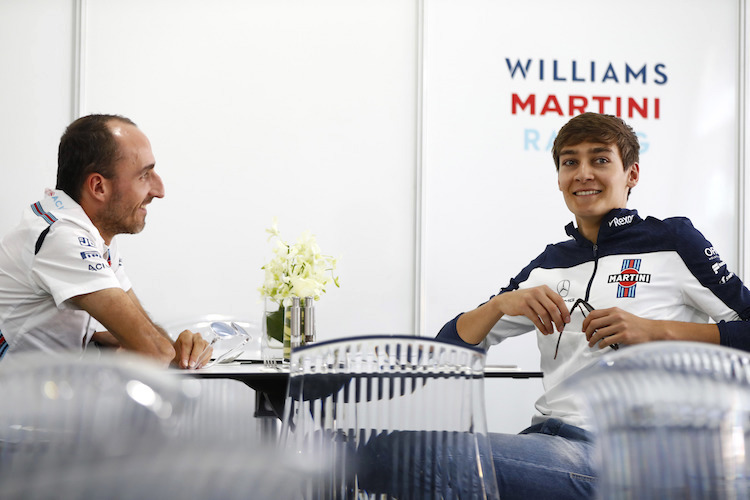 Robert Kubica und George Russell, die Williams-Fahrer 2019