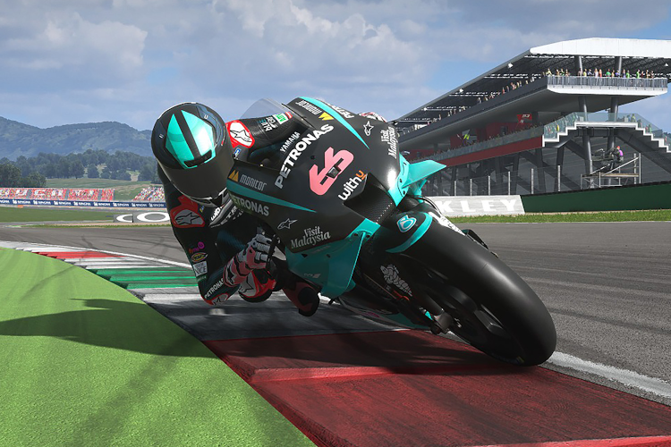 «Sanshoqueen» im MotoGP-Videospiel
