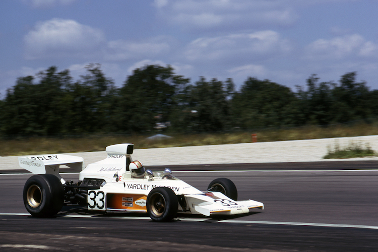 Mike Hailwood 1974 im McLaren
