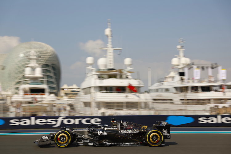 Valtteri Bottas in Abu Dhabi: Stake und Alfa Romeo stehen drauf, Sauber und Ferrari stecken drin