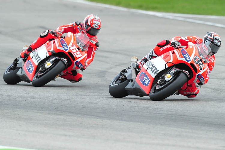 Misano: Immer das gleiche Bild, Dovizioso vor Hayden, Kampf um Platz 8