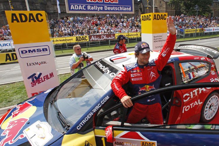 Sébastien Loeb gewann 2008 die Rallye Deutschland
