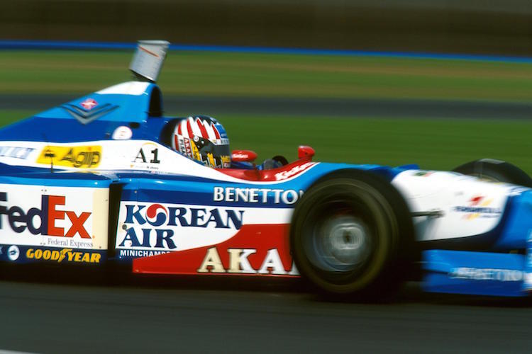 Platz 3 mit Benetton in Silverstone 1997