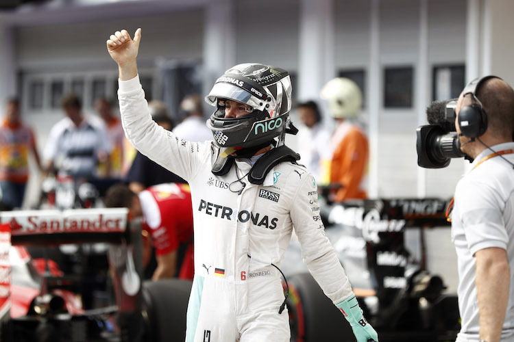 Pole-Position für Nico Rosberg
