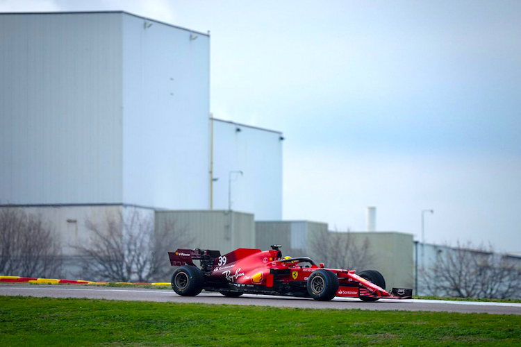 Ferrari testet in Fiorano