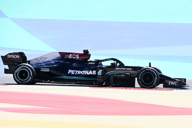 Mercedes konnte sich deutlich verbessern, Valtteri Bottas konnte viel Speed mit in die Kurven nehmen