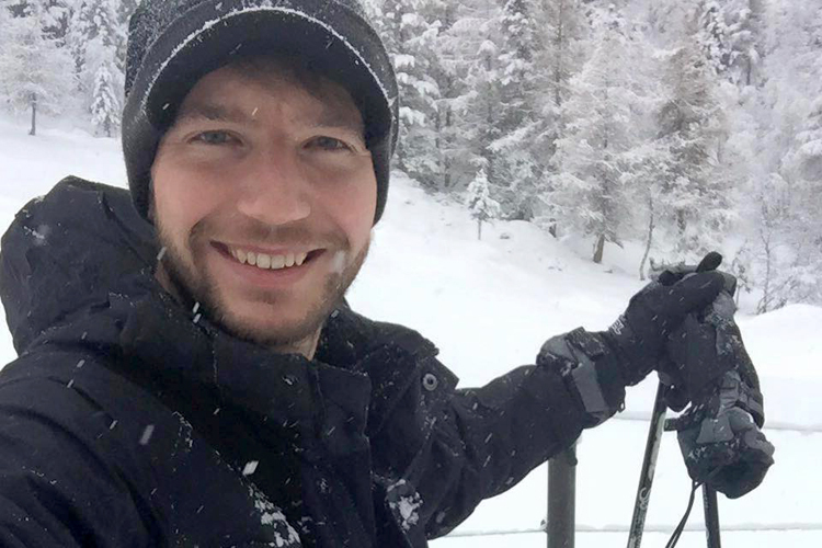Max Neukirchner hat Schnee entdeckt