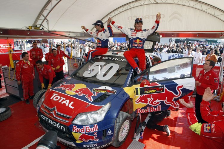 Citroën freut sich über den 50. Sieg von Loeb