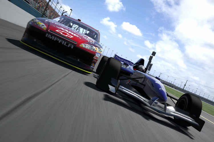 NASCAR- und Formel-Renner im direkten Speedvergleich – das gibt es eigentlich nur virtuell