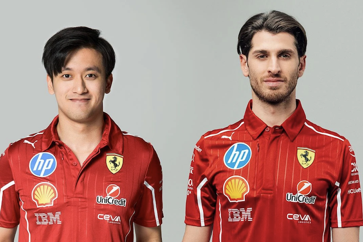 Guanyu Zhou und Antonio Giovinazzi