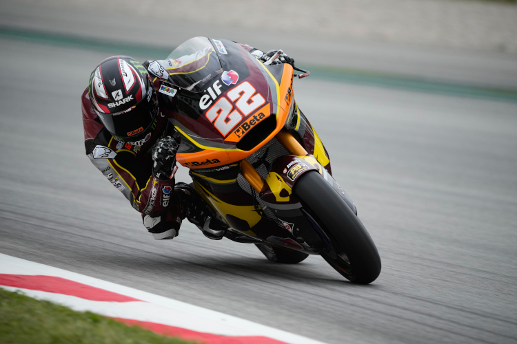 Sam Lowes am Dienstag in Barcelona