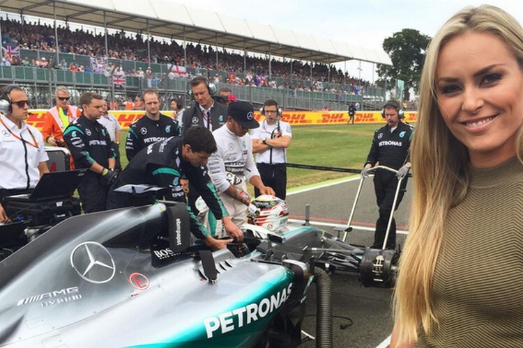 Lindsey Vonn besuchte Lewis Hamilton bereits bei F1-Rennen