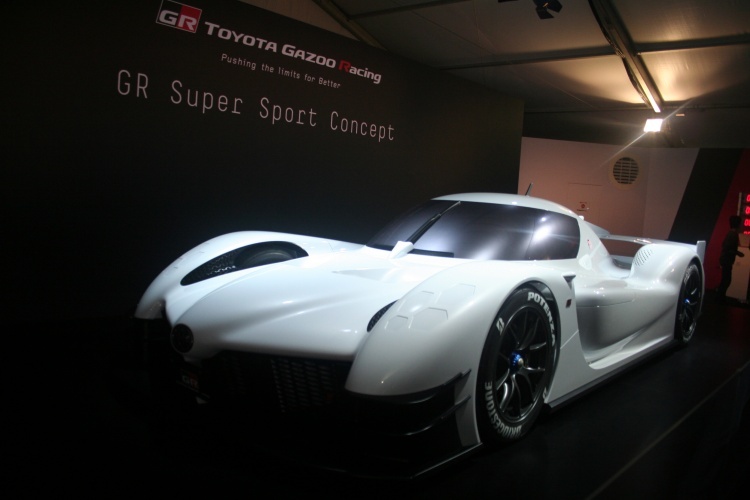 Das GR Super Sport Concept von Toyota bei der Vorstellung in Le Mans