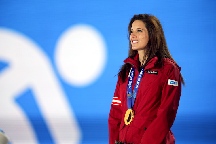 Bei den Olympischen Spielen 2014 holte Julia Dujmovits die Goldmedaille im Parallel-Slalom