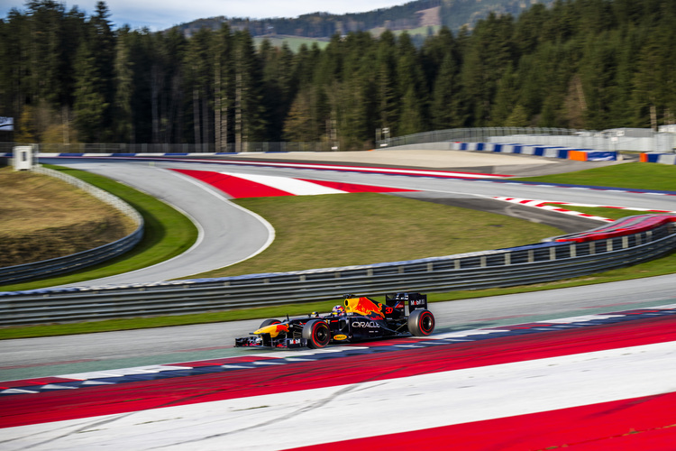 Kalle Rovanperä auf dem Red Bull Ring im 2012er GP-Rennwagen von Sebastian Vettel