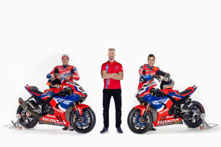 Xavi Vierge, Leon Camier und Iker Lecuona (v.l.)