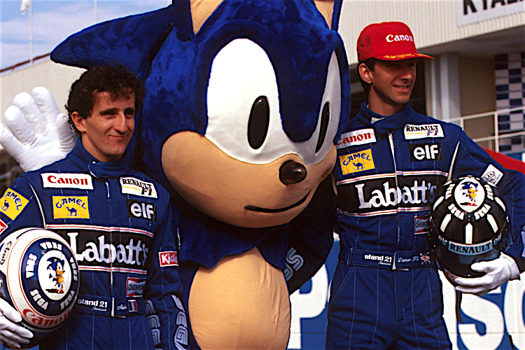 Alain Prost, Sonic und Damon Hill