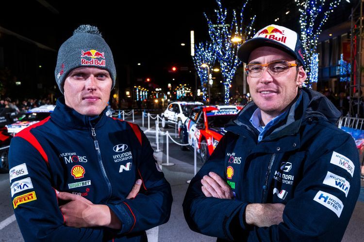 Rivalen um den WM-Titel: Ott Tänak und Thierry Neuville