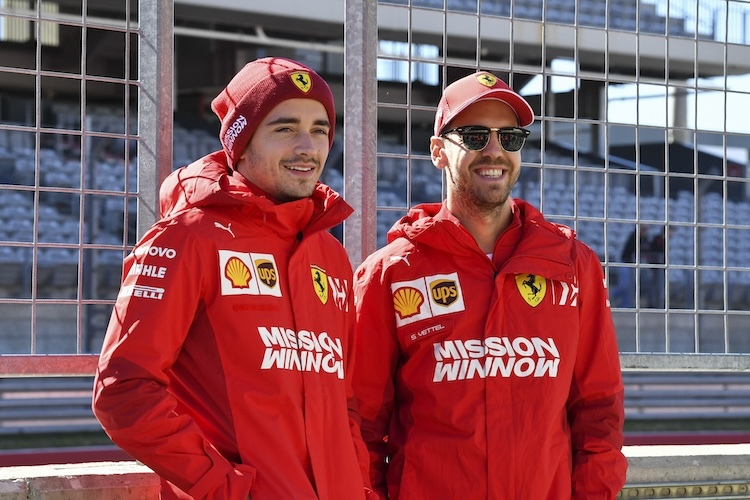 Charles Leclerc absolvierte sein erstes Jahr in Rot an der Seite von Vierfach-Weltmeister Sebastian Vettel