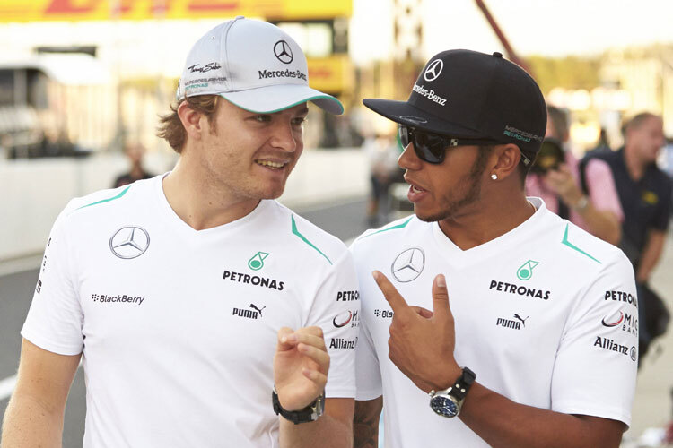 Nico Rosberg und Lewis Hamilton wollen Mercedes Platz 2 sichern