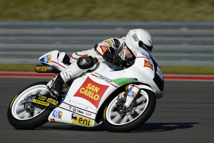 Moto3-Pilot Romano Fenati im Aufwärtstrend