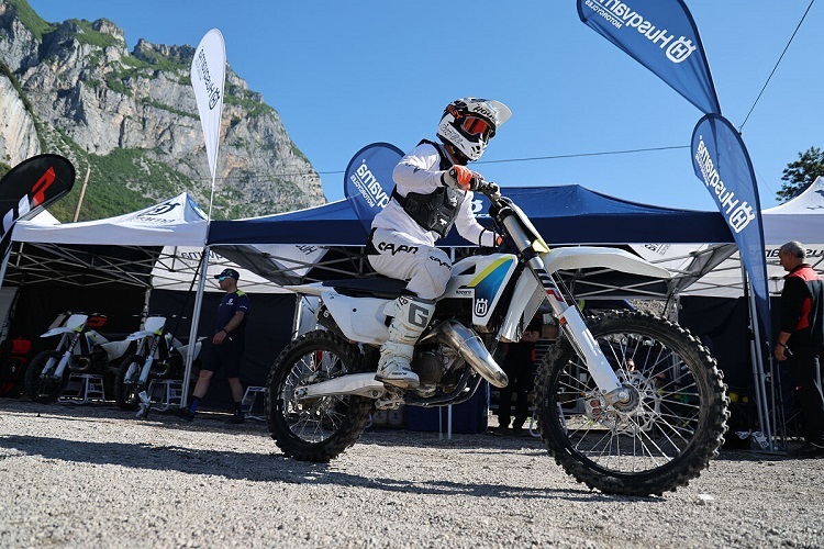 Husqvarna bietet an diesem Event Testfahrten mit den aktuellen Modellen - ebenfalls 2 Stroke only